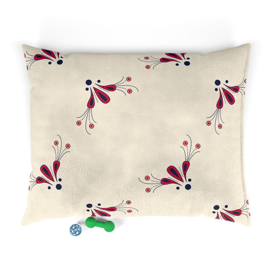 Cozy Floral Pet Bed, Stylish Dog Bed, Cat Bed, Soft Pet Cushion, Decorative Pet Decor