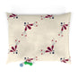 Cozy Floral Pet Bed, Stylish Dog Bed, Cat Bed, Soft Pet Cushion, Decorative Pet Decor