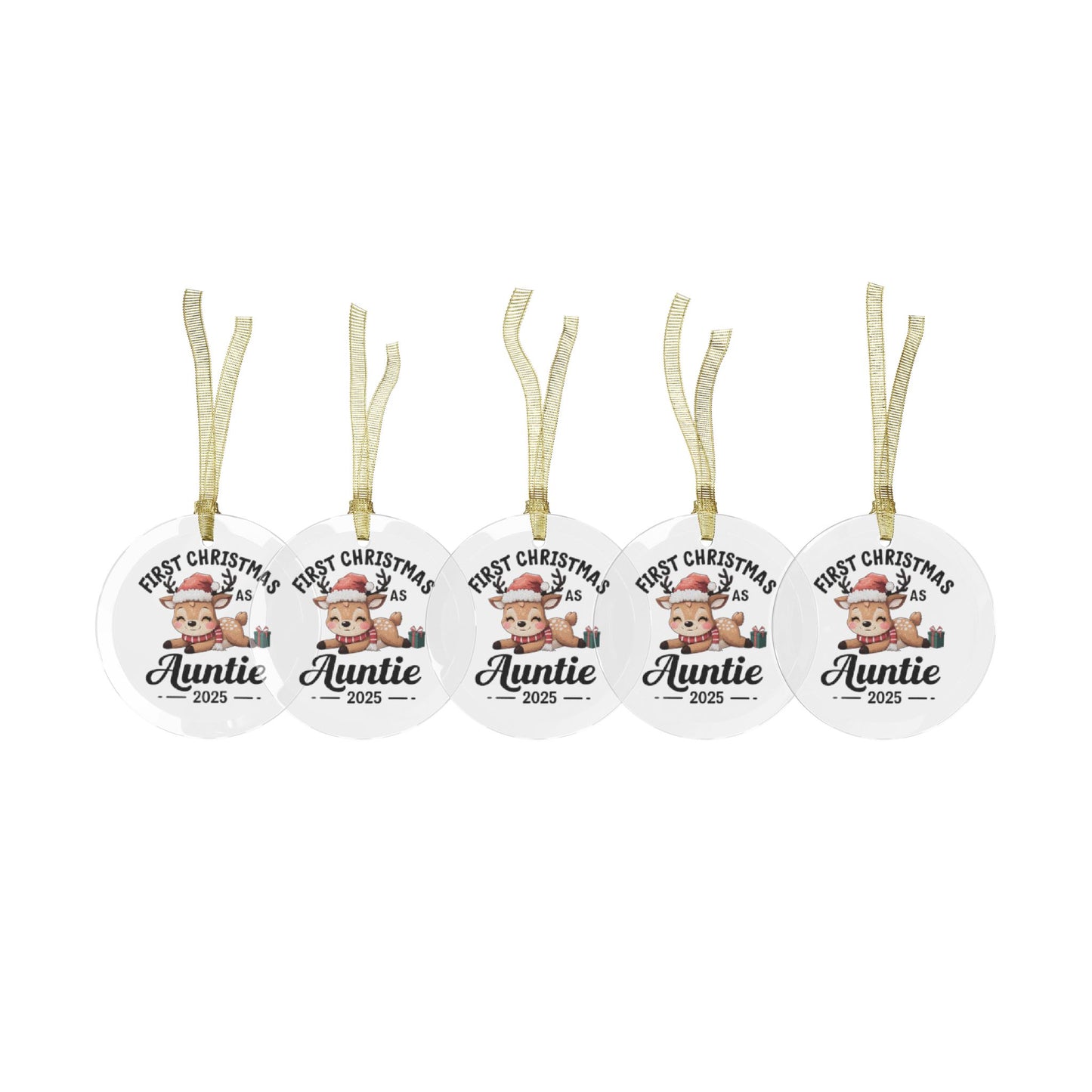 Glass Ornaments - Aunt