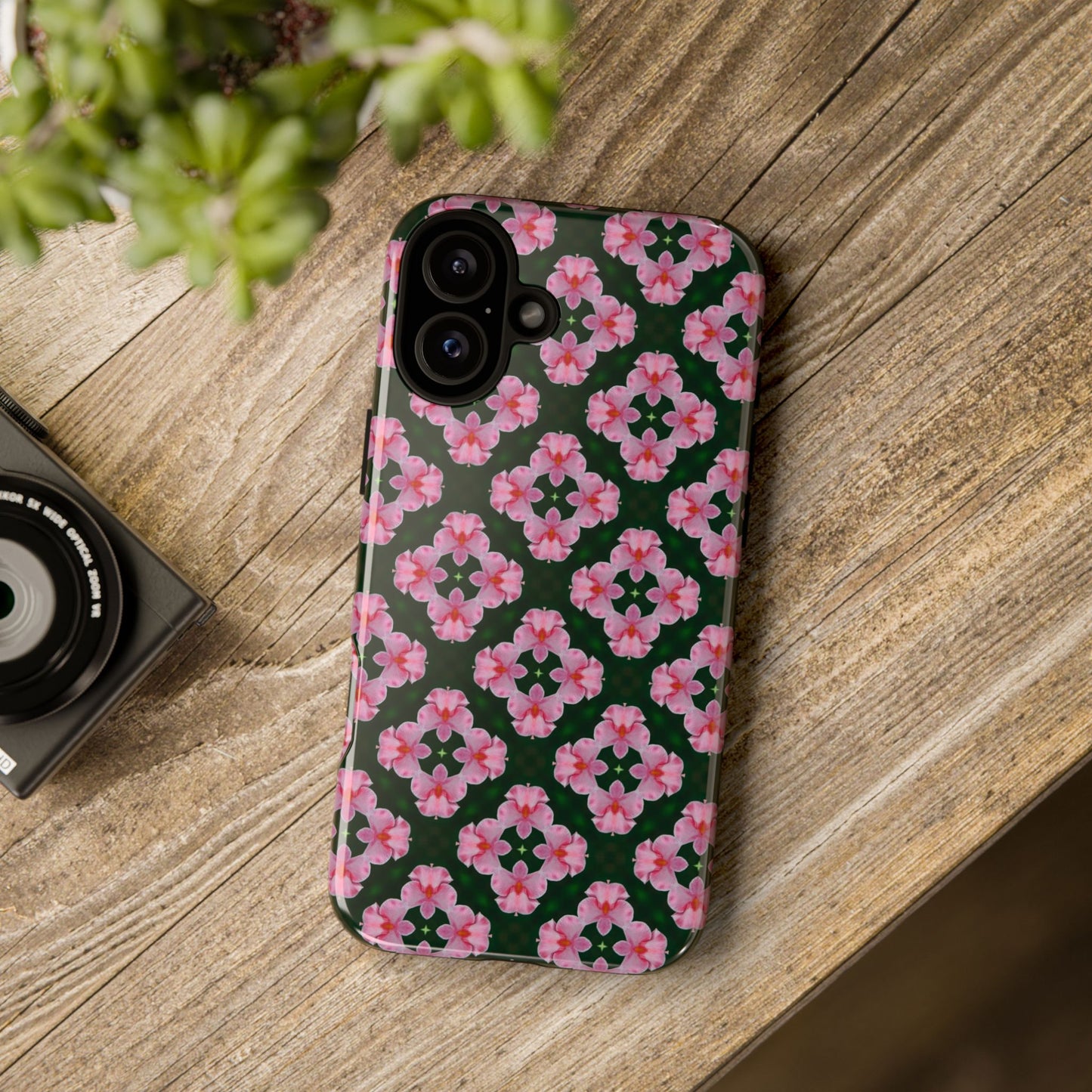 Tough Cases - Floral Phone Case, Stylish Protective Cover for Women, Gift Idea for Birthdays, Unique Floral Design, Trendy Tech Accessory