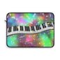 Colorful Piano Keys Laptop Sleeve, Musical Gift, Tech Accessory, Music Lover, Graduation Present, Unique Computer Case