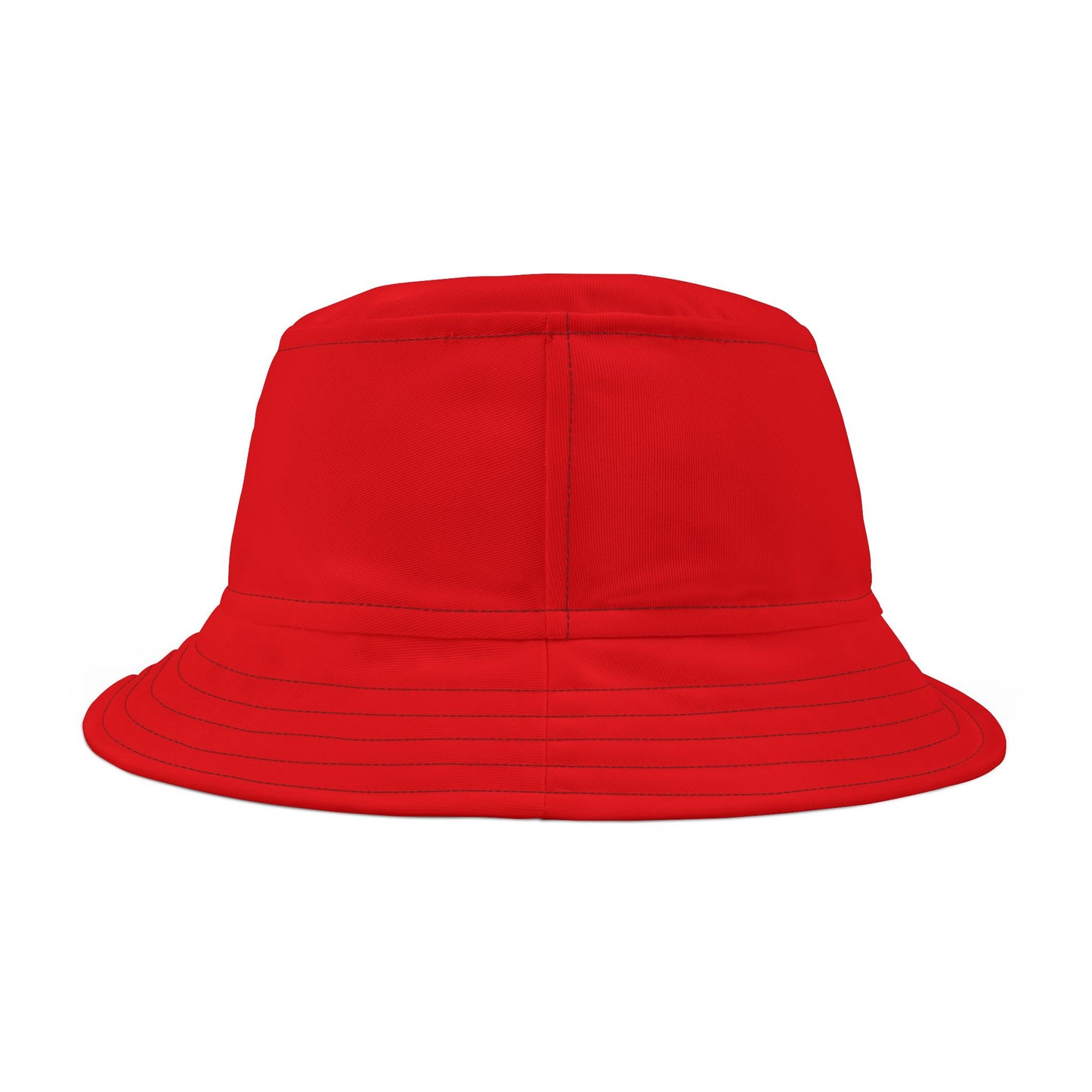 Bold Red Bucket Hat - 'No Trespassing' Design, Summer Accessory, Fun Gift for Outdoor Lovers, Trendy Streetwear, Vacation Must-Have