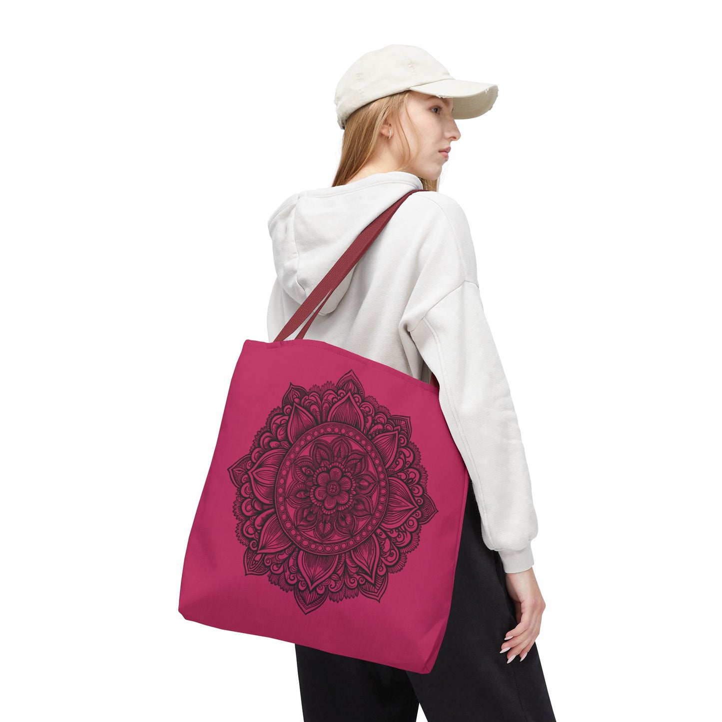 Mandala Tote Bag, Bohemian Style Bag, Eco-Friendly Shopping Bag, Gift for Her, Yoga Lover Tote