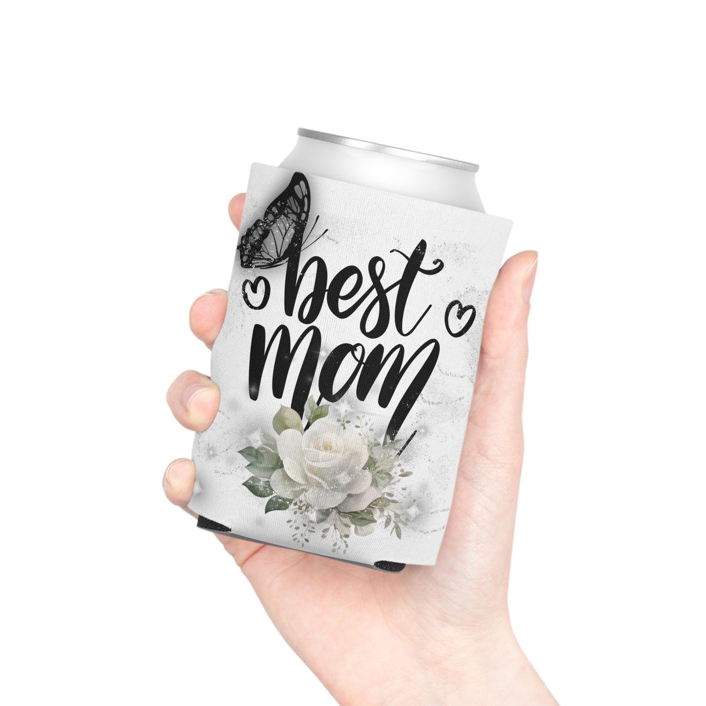 Best Mom Can Cooler - Perfect Gift for Mother's Day, Birthday, BBQs, Outdoor Fun, Family Gatherings, Stylish Drink Holder
