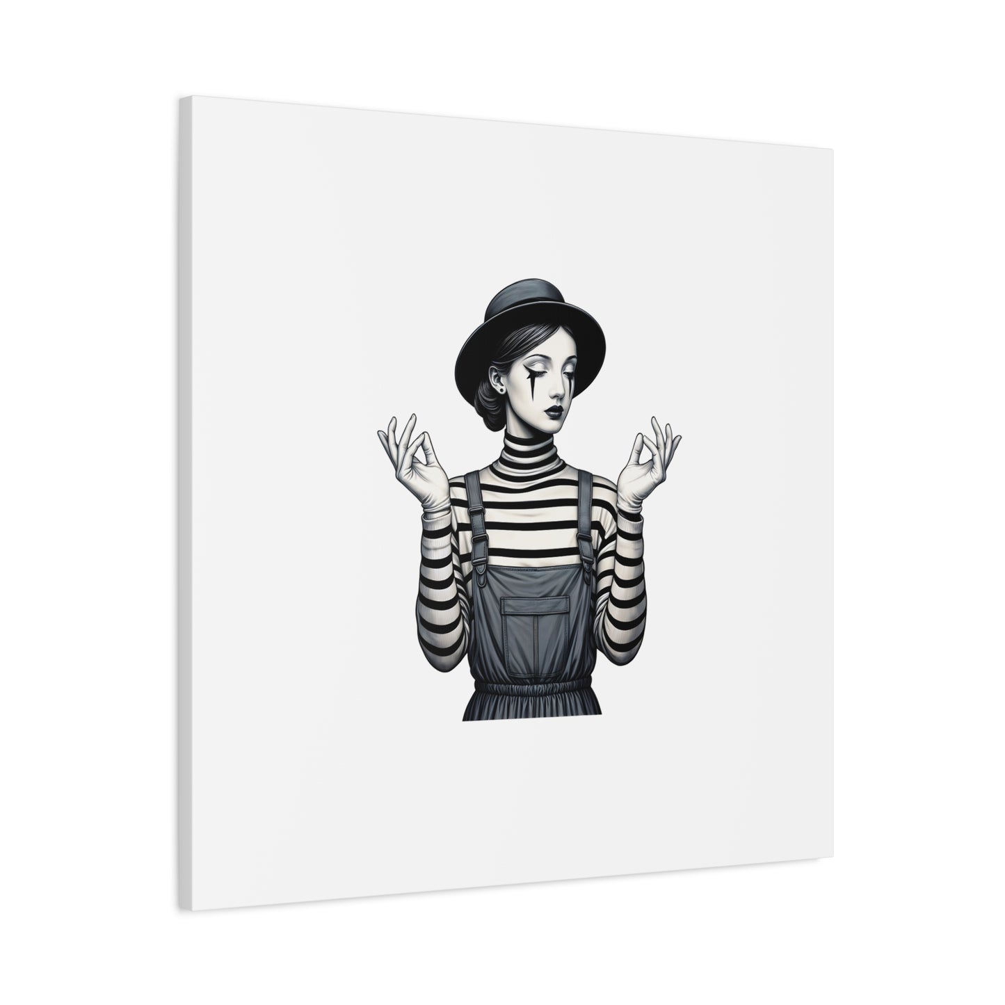 Meditative Striped Canvas Wall Art | Modern Boho Decor, Gift for Art Lovers, Minimalist Home Accent, Gallery Wall Art