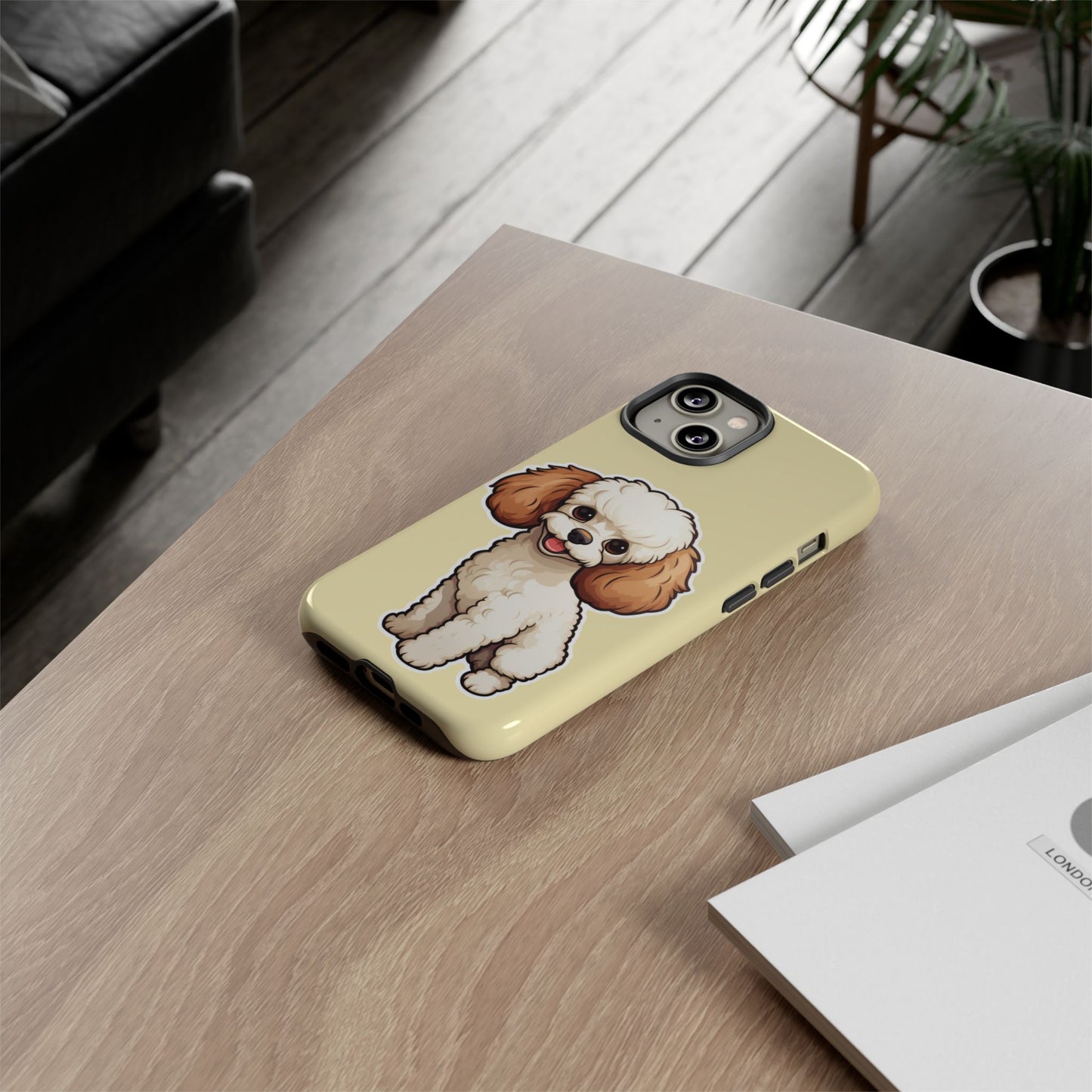 Cute Dog Phone Case, Pet Lover Gift, Custom Phone Cover, Cartoon Dog Case, Durable Phone Accessory