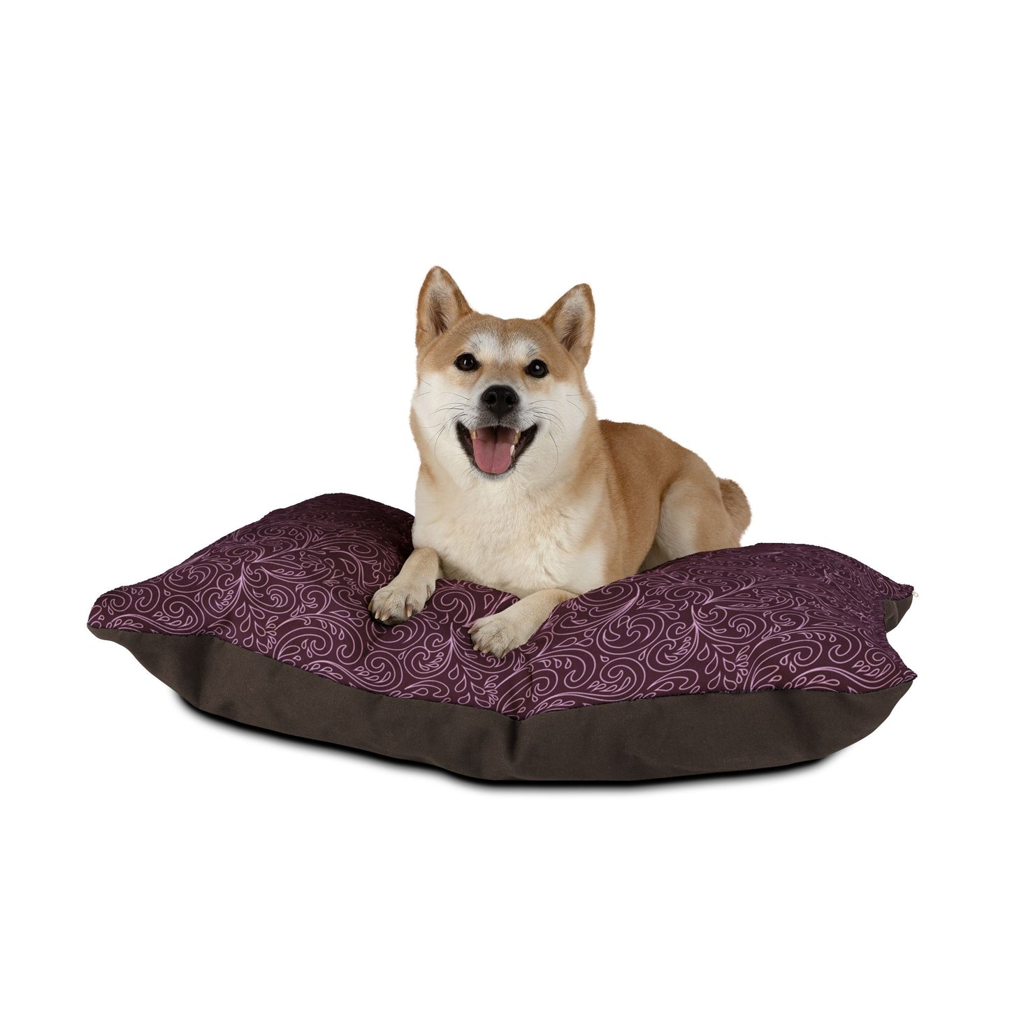 Luxurious Pet Bed with Swirly Design, Cozy Pet Bed, Dog Bed, Cat Bed, Plush Pet Cushion, Stylish Pet Decor