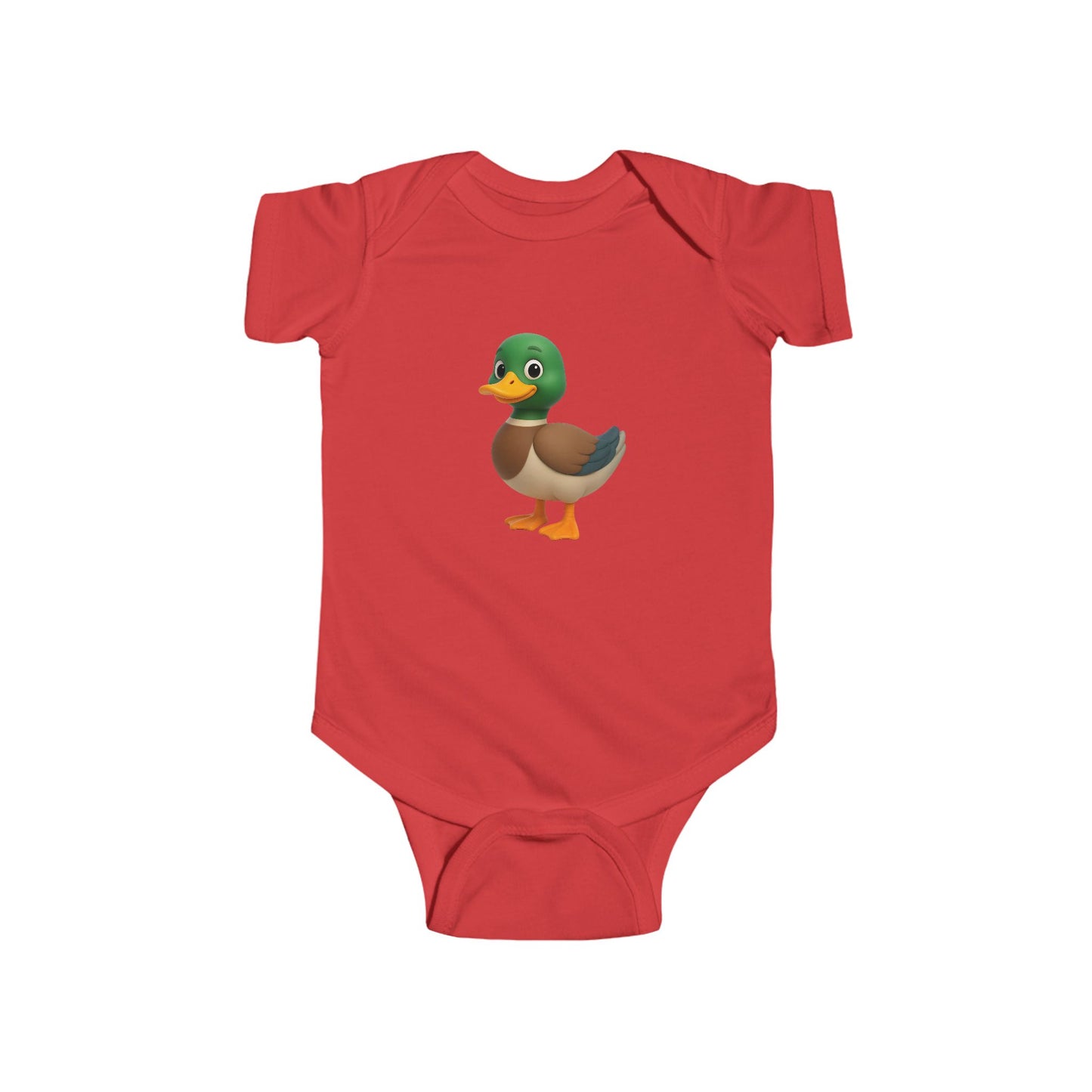 Cute Duck Infant Bodysuit, Baby Shower Gift, Toddler Clothing, Spring Outfits, Eco-Friendly Baby Wear, Animal Lover Apparel