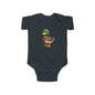 Cute Duck Infant Bodysuit, Baby Shower Gift, Toddler Clothing, Spring Outfits, Eco-Friendly Baby Wear, Animal Lover Apparel