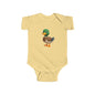 Cute Duck Infant Bodysuit, Baby Shower Gift, Toddler Clothing, Spring Outfits, Eco-Friendly Baby Wear, Animal Lover Apparel