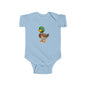 Cute Duck Infant Bodysuit, Baby Shower Gift, Toddler Clothing, Spring Outfits, Eco-Friendly Baby Wear, Animal Lover Apparel
