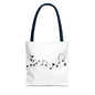 Musical Notes Tote Bag | Perfect for Music Lovers, Eco-Friendly Shopping