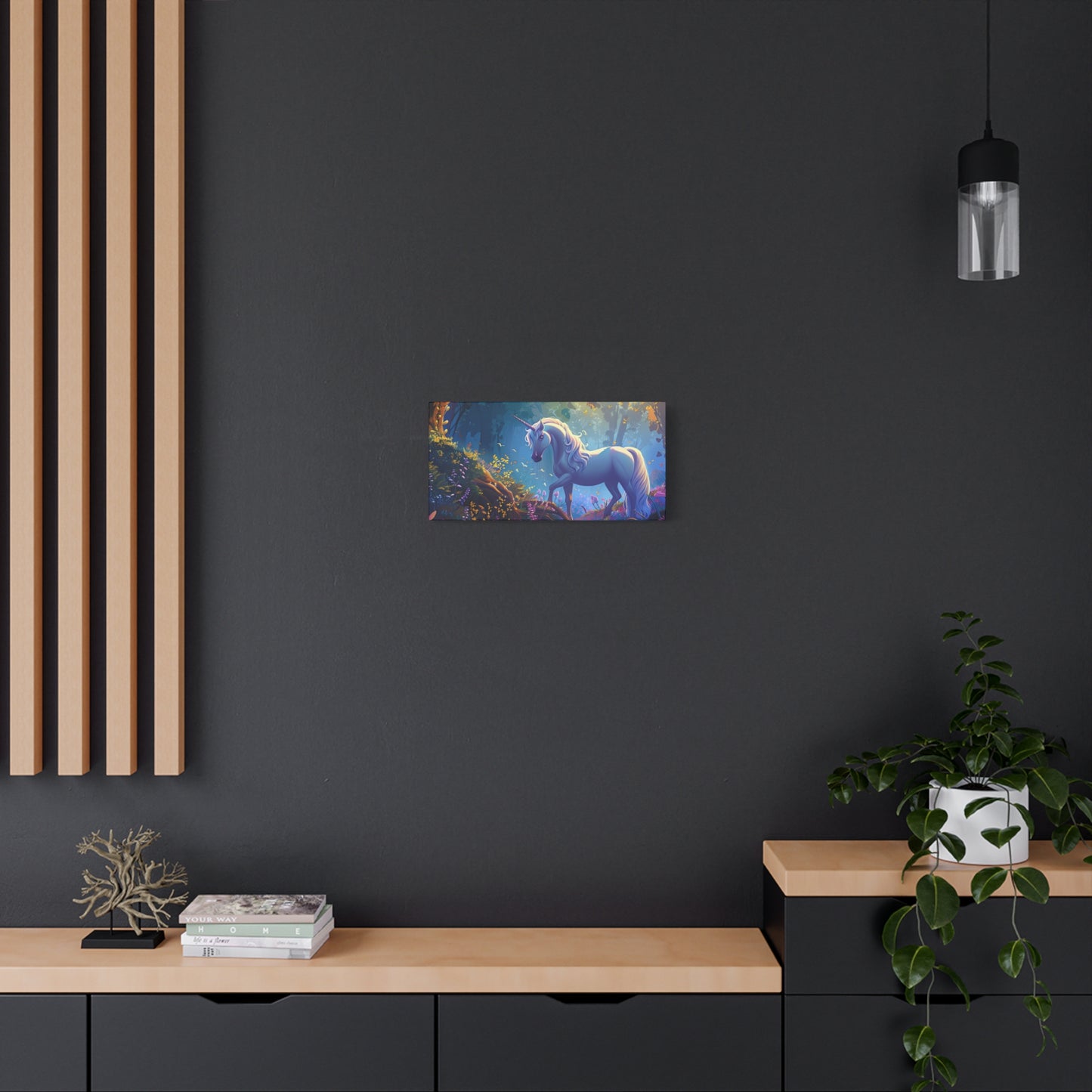 Matte Canvas, Stretched, 1.25" - Unicorn