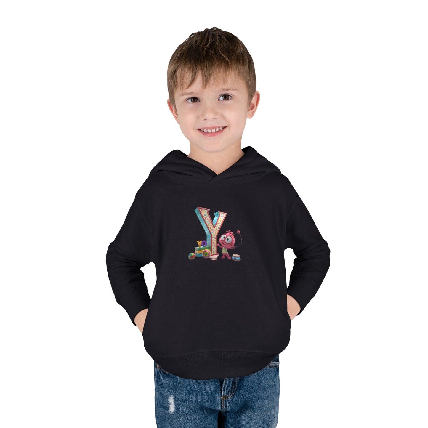 Toddler Fun Fleece Hoodie - Playful Design for Kids, Cozy Pullover, Perfect Gift for Birthdays, Holidays, Everyday Wear