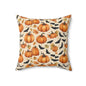 Halloween Pumpkin Bat Pillow, Decorative Throw Cushion for Fall Decor, Autumn Home Accents, Cozy Halloween Decor, Spooky Season Gift