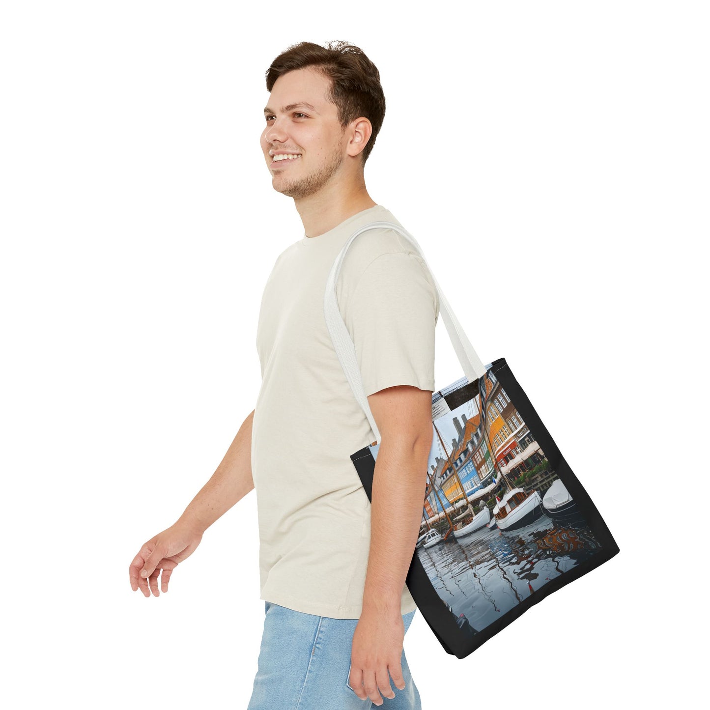 Charming Waterfront Tote Bag | Travel, Shopping,