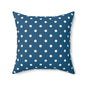Polka Dot Throw Pillow - Cozy Home Accent, Decorative Cushion, Comfortable Decor, Gift for Housewarming, Nursery, Living Room