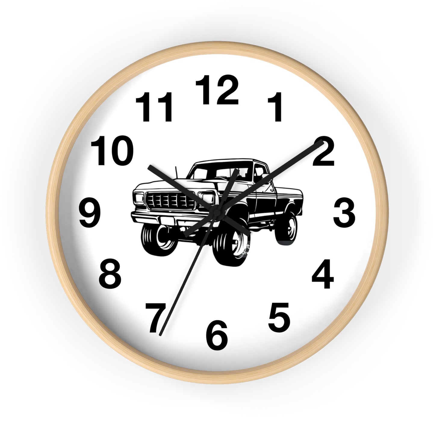 Classic Pickup Truck Wall Clock | Automotive Decor, Gift for Car Lovers, Rustic Home Accent, Garage Wall Art, Unique Timepiece