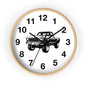 Classic Pickup Truck Wall Clock | Automotive Decor, Gift for Car Lovers, Rustic Home Accent, Garage Wall Art, Unique Timepiece