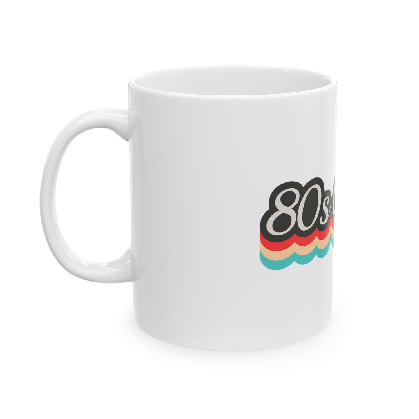 Retro 80s Child Ceramic Mug - Perfect Gift for Nostalgic Teas, Coffee Lovers, Birthday Present, Fun Home Décor, Unique Collectible