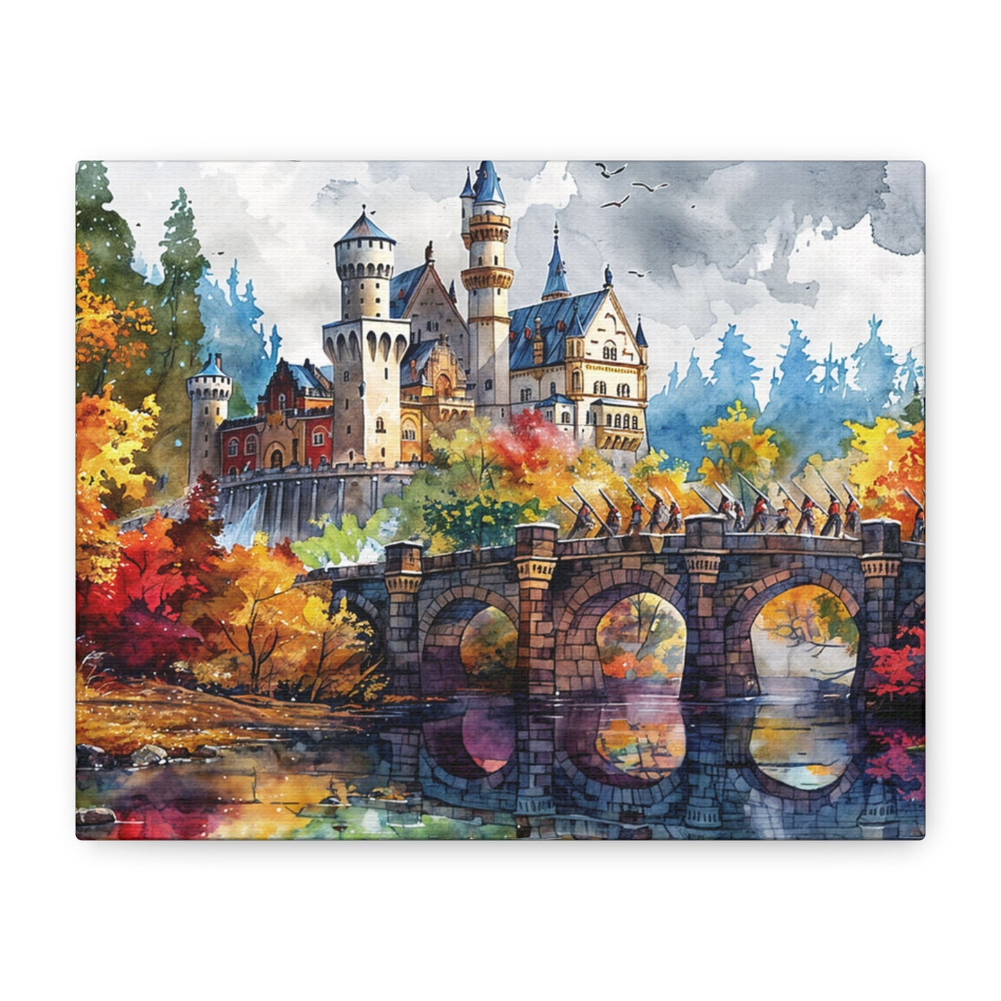 Matte Canvas, Stretched, 1.25" - Castle