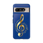 Tough Cases Blue and Gold Musical Note