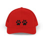 Paw Print Snapback Trucker Cap - Dog Lovers Hat, Pet Dad Gift, Adjustable Cap for Animal Lovers, Outdoor Activities, Casual Wear