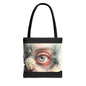 Unique Art Tote Bag - Eye of Time Design