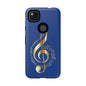 Tough Cases Blue and Gold Musical Note