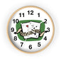 Vintage Playing Cards Wall Clock | Unlucky Tattoo Style Poker Design
