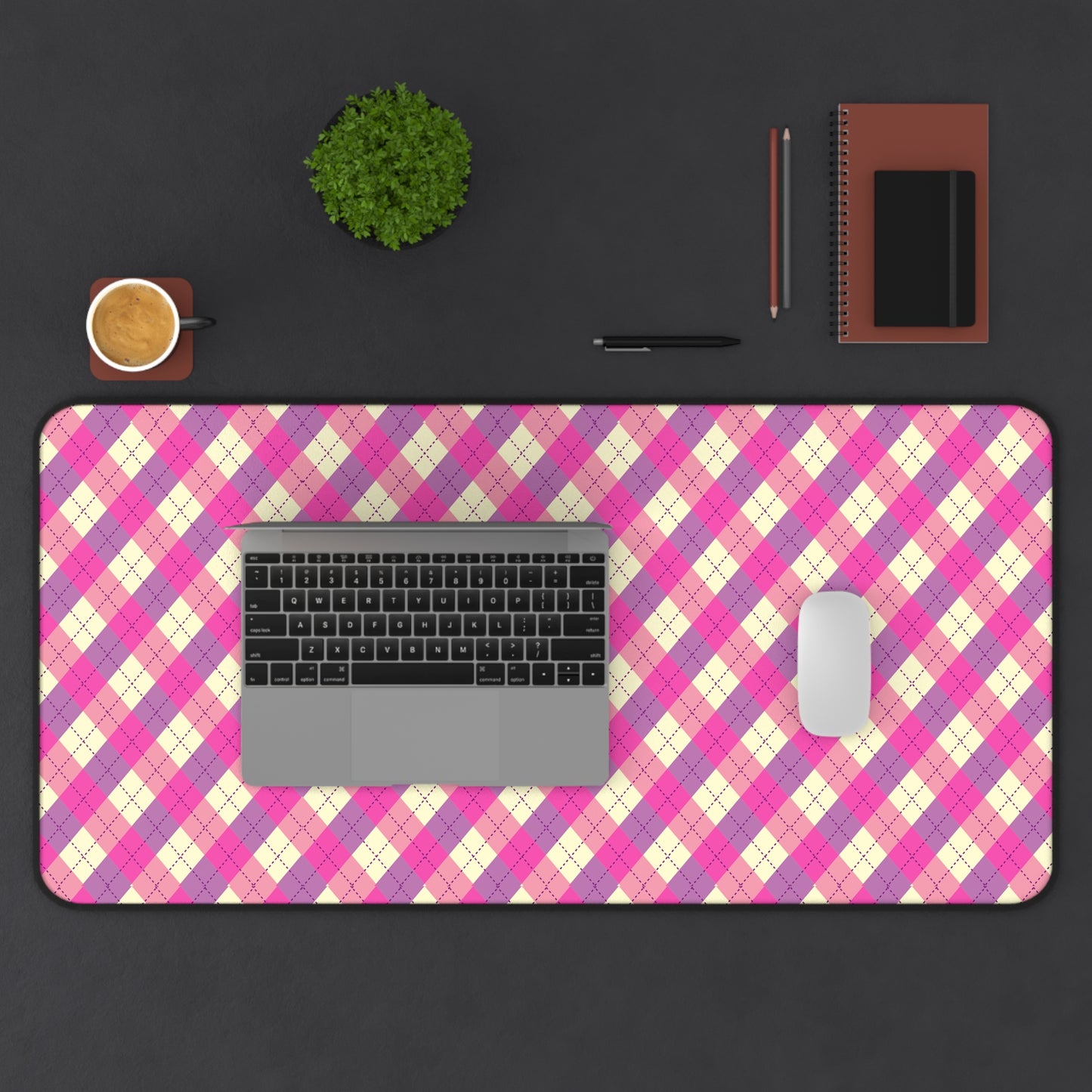 Chic Pink Plaid Desk Mat | Stylish Office Decor, Gaming Mouse Pad, Gift for Students, Home Office Essentials, Desk Accessories, Work [...]