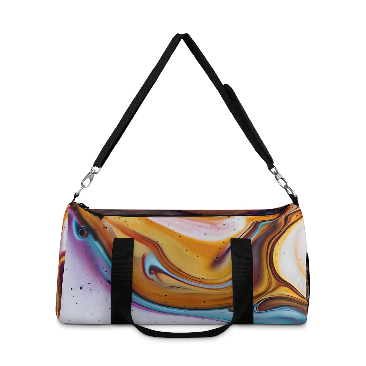 Abstract Swirl Duffel Bag, Travel Bag, Gym Bag, Overnight Bag
