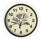 Elegant Tree Silhouette Wall Clock, Home Decor, Nature Lover Gift, Rustic Wall Art, Black and White Clock, Classic Timepiece