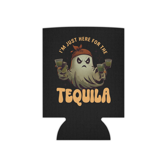 Ghostly Tequila Can Cooler, Funny Drink Holder, Party Favor, Summer BBQ, Gift for Tequila Lovers, Halloween Decor
