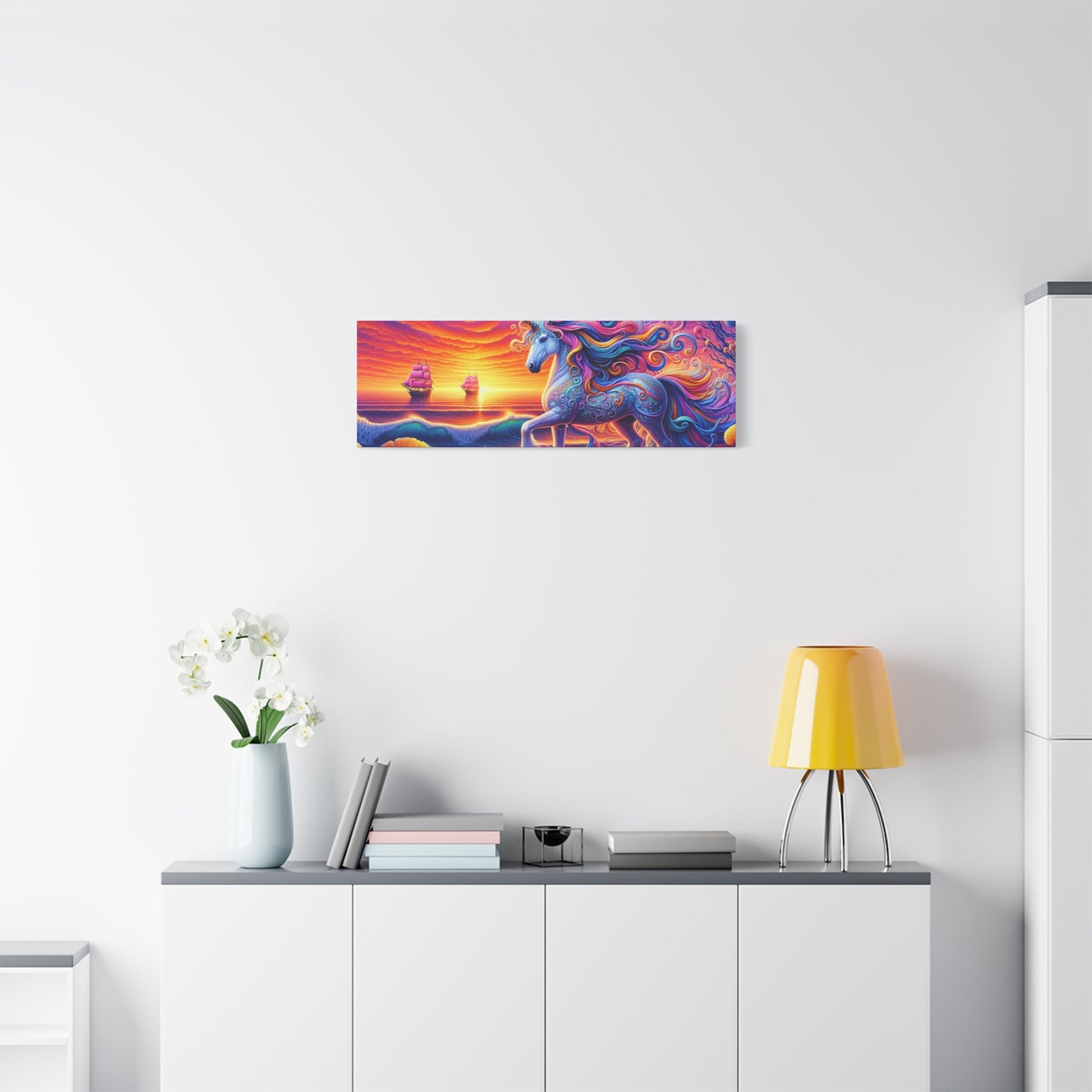 Matte Canvas, Stretched, 1.25"  Unicorn