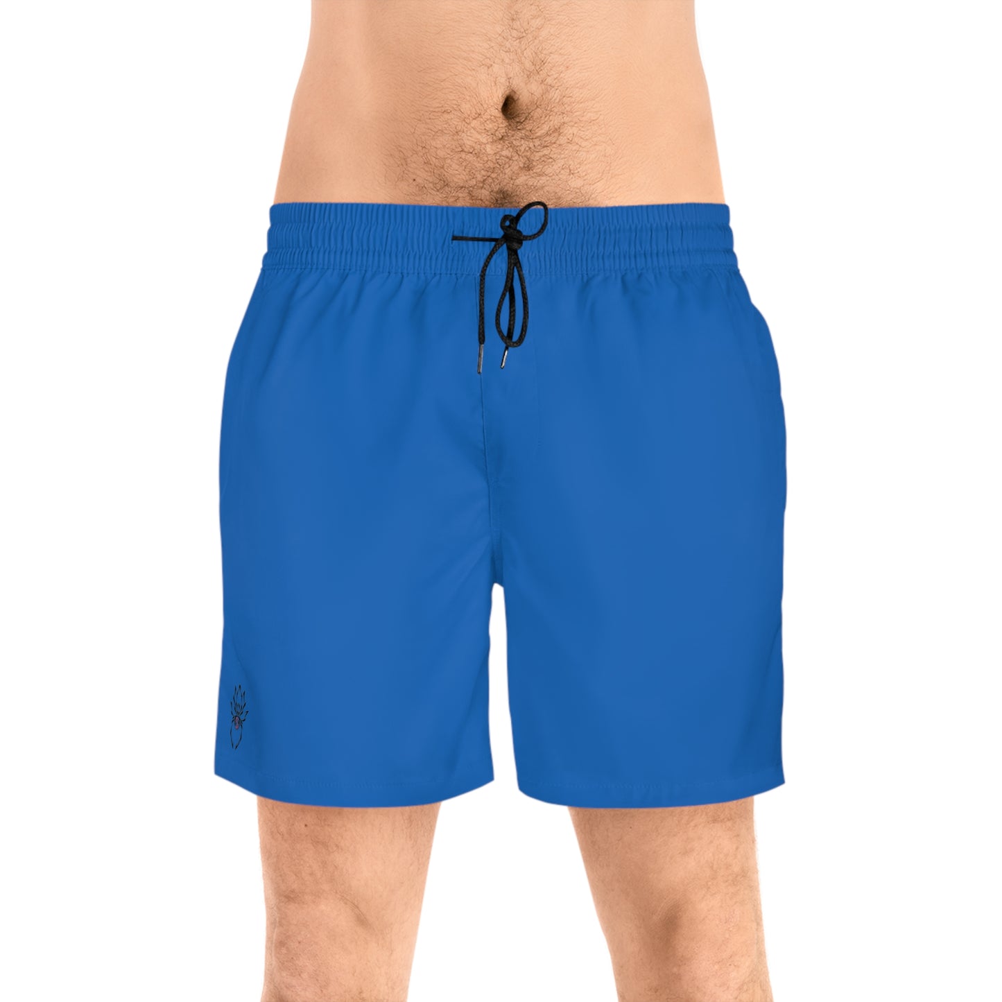 Men's Mid-Length Swim Shorts, Summer Beachwear, Pool Party Essentials, Vacation Swim Trunks, Men's Swimwear, AOP Swim Shorts