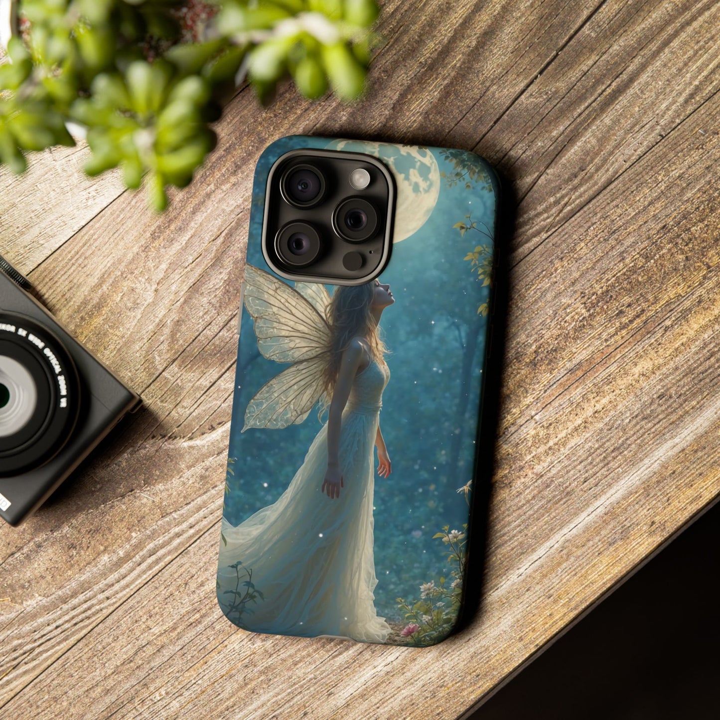 Fairy Moon Phone Case | Tough Cases for Nature Lovers, Fantasy Gift, Boho Phone Accessory, Ethereal Aesthetic, Magical Design