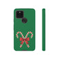 Candy Cane Phone Case: Holiday Spirit, Festive Gift, Cute Accessories, Christmas Decor, Seasonal Style