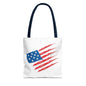 Patriotic Tote Bag | USA Pride | American Flag Design | Eco-Friendly Market Bag | Gift for Fourth of July, Veterans, Memorial Day