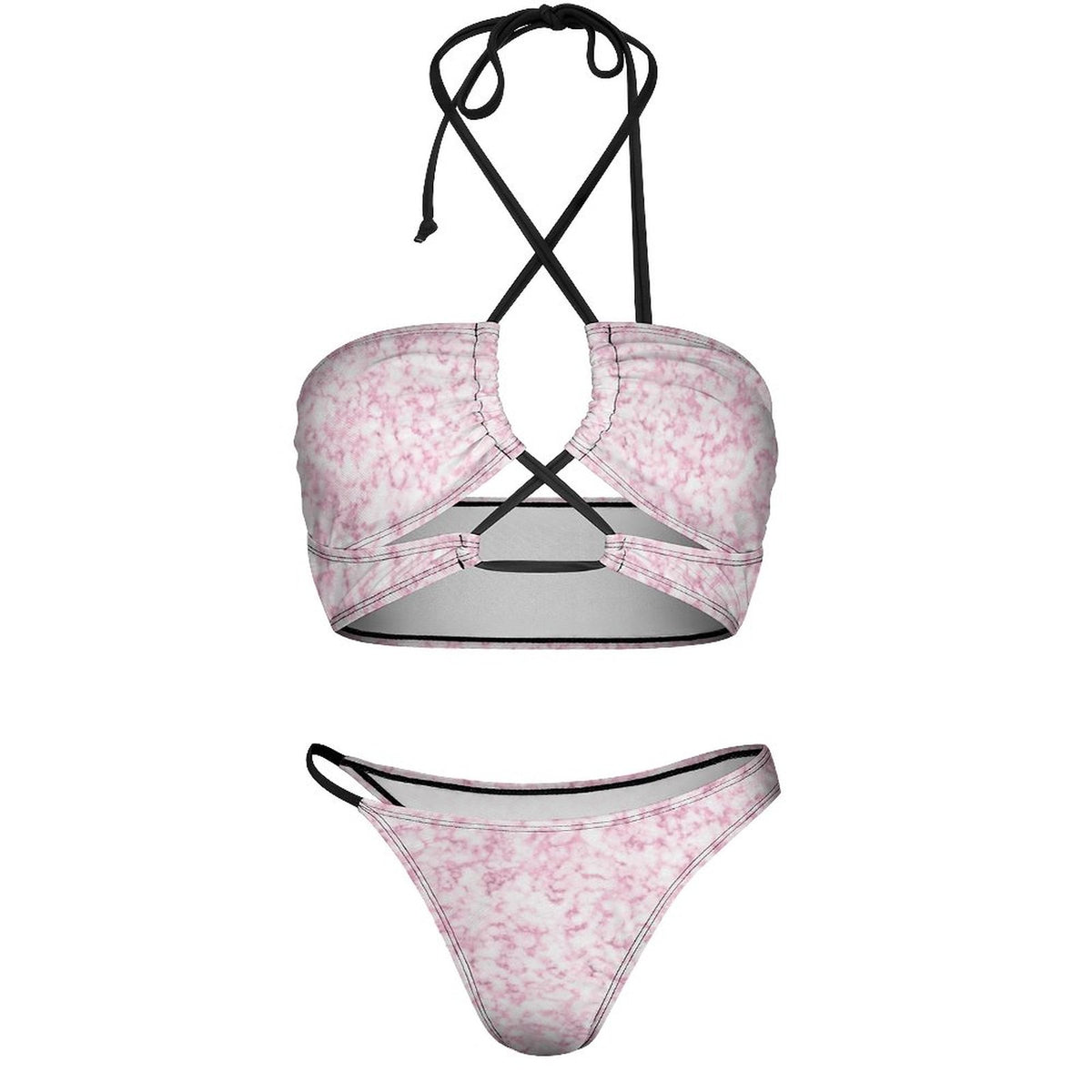 Pink Custom Design Bikini Swimsuit
