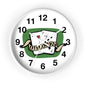 Vintage Playing Cards Wall Clock | Unlucky Tattoo Style Poker Design