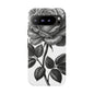 Elegant Floral Phone Case - Tough Cases, Black Rose Design, Floral Phone Cover, Stylish Phone Accessory, Gift for Her, Mother's Day
