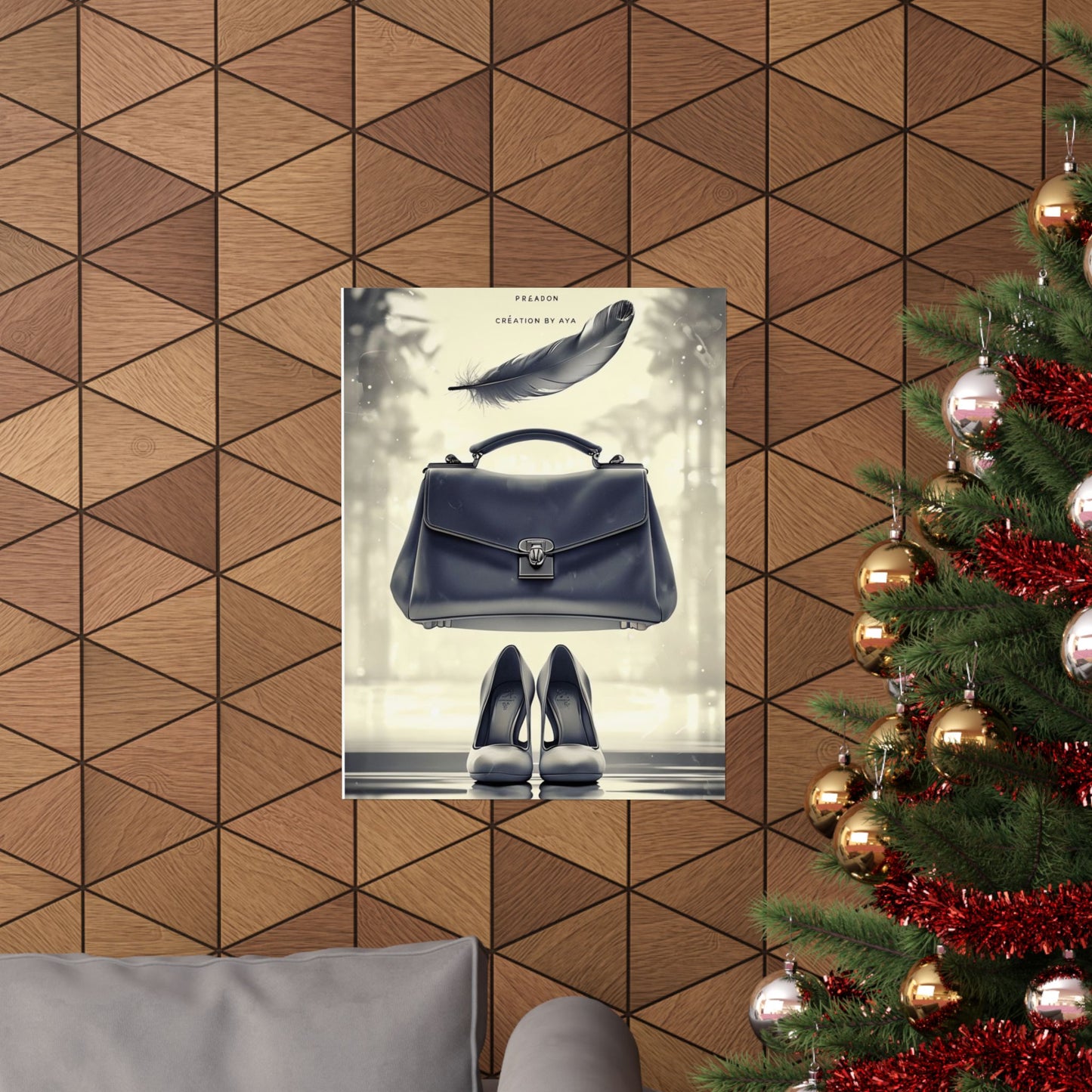 Fashion Poster, Stylish Wall Art for Glam , Modern Home Decor