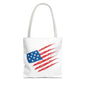 Patriotic Tote Bag | USA Pride | American Flag Design | Eco-Friendly Market Bag | Gift for Fourth of July, Veterans, Memorial Day