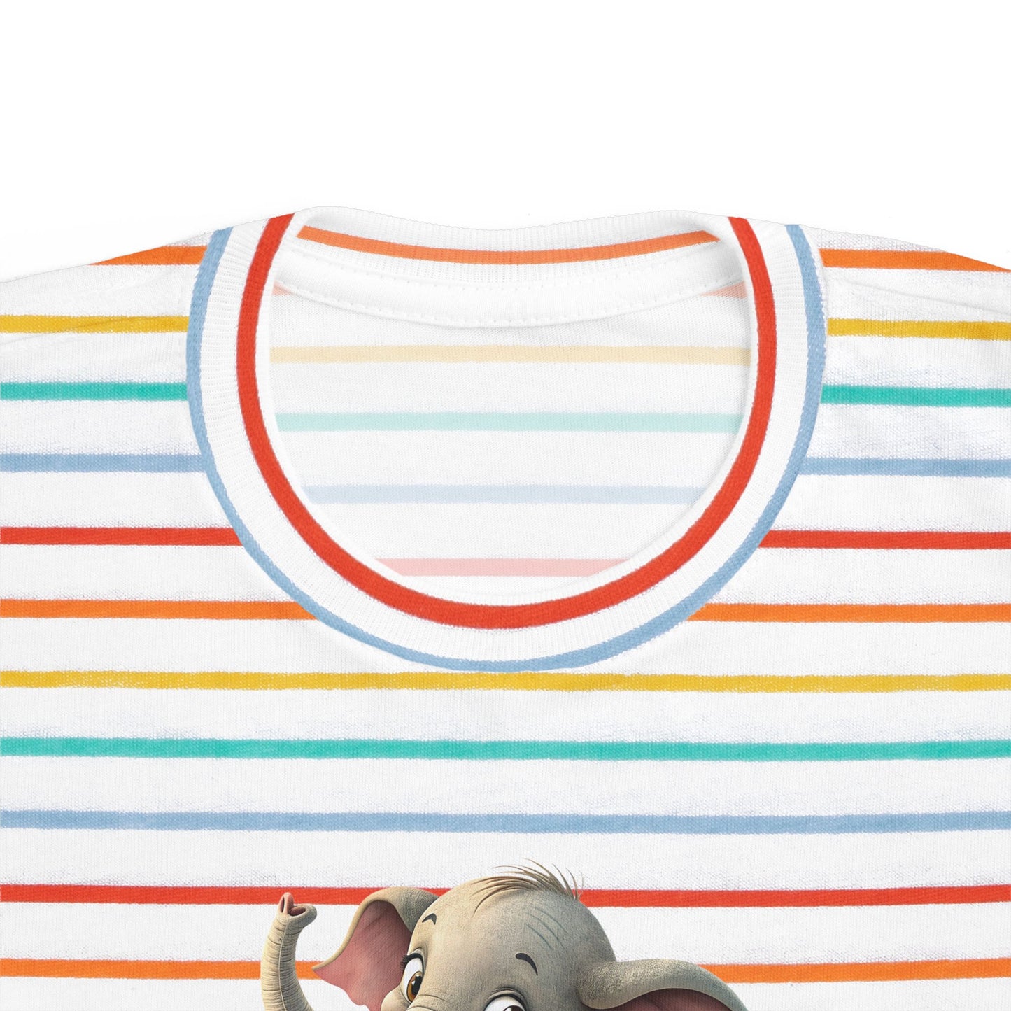 Cute Elephant Toddler Tee, Fun Summer Shirt, Kids Beachwear, Adorable Gift for Ages 2-5, Playful Animal Apparel