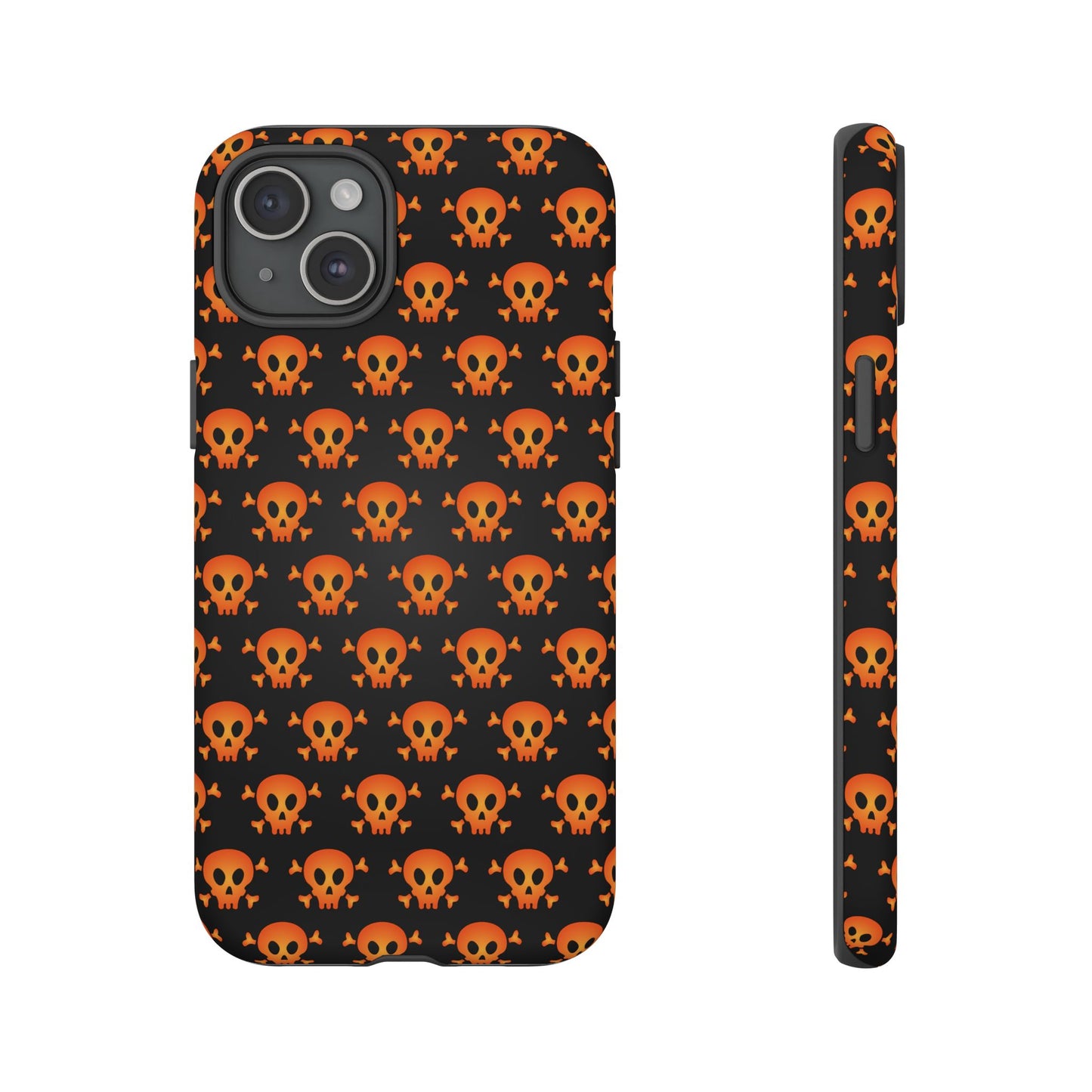Halloween Skull Phone Case, Spooky Mobile Cover, Trick or Treat Accessory, Goth Gift, Skull Pattern Design