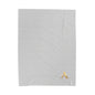 Cozy Monogram Velveteen Plush Blanket -Letter A