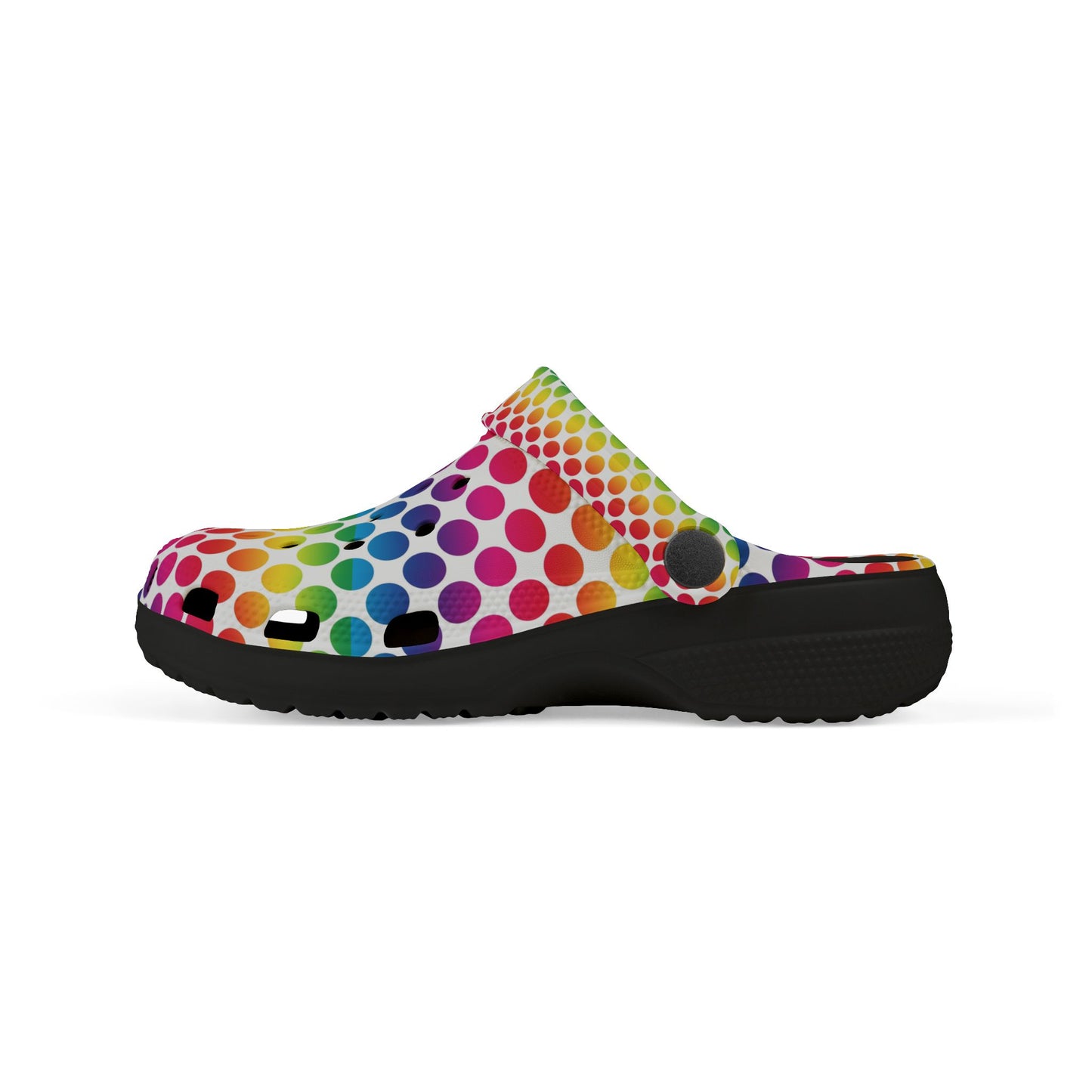 Colorful Kids Clogs - Rainbow Polka Dot Foam Shoes, Fun Playtime Footwear, Comfortable Garden Clogs, Perfect for Summer Adventures, [...]