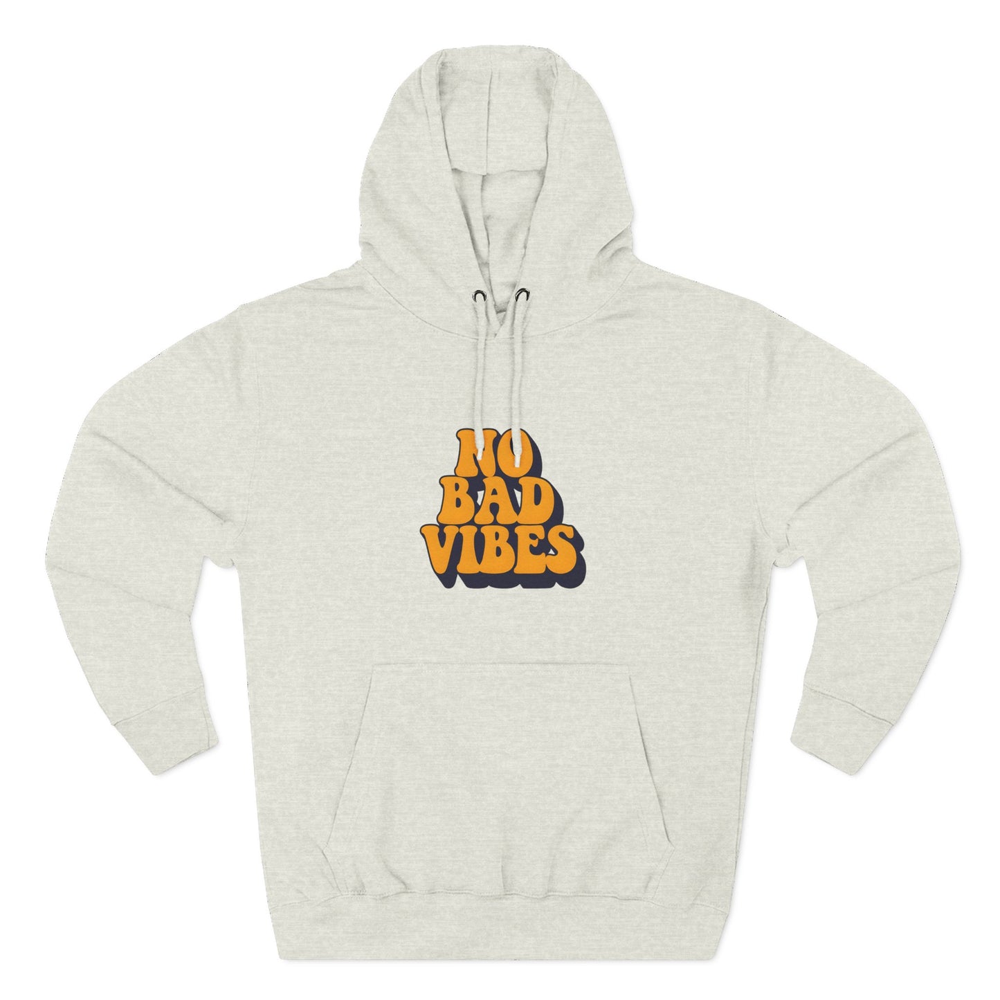 Good Vibes Only Fleece Hoodie for Positive Energy Lovers, Motivational Comfort, Chill Attire, Casual Wear, Gift for Friends