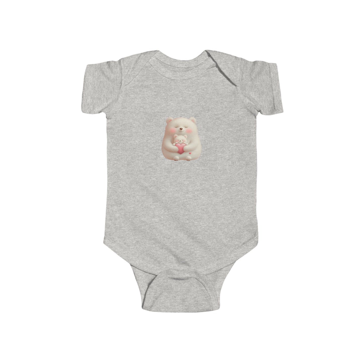 Cute Bear Infant Bodysuit, Baby Onesie, Newborn Gift, Cute Animal Outfit, Soft Cotton Baby Clothes, Baby Shower Gift